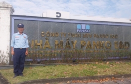 Thành Long Security has provided professional security services for Panko E & D factories at Tam Thang Industrial Park, Quang Nam since 2017