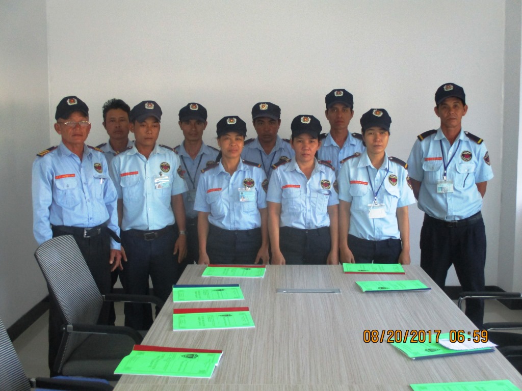 Công ty bảo vệ Thành Long huấn luyện bảo vệ Mục tiêu